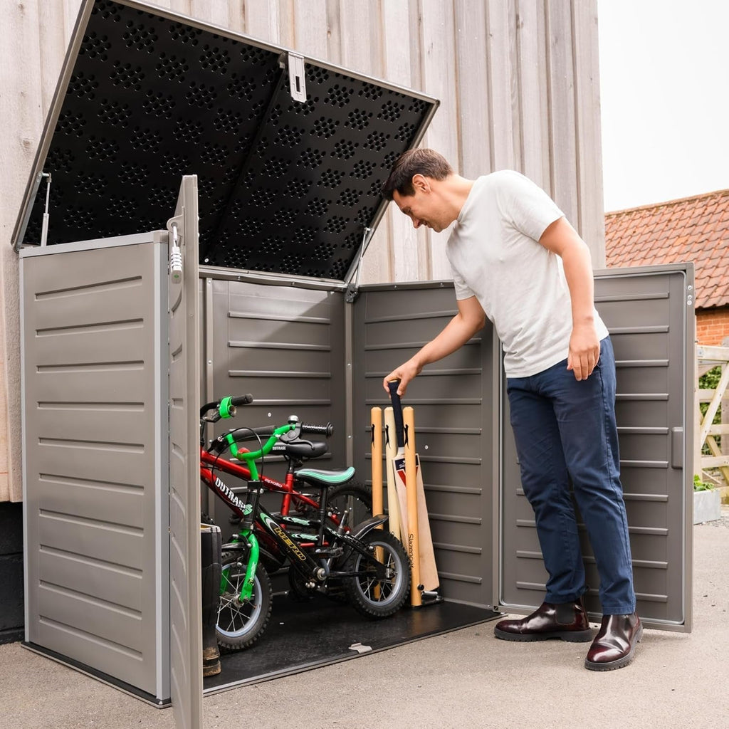 1170L Extra Large Outdoor Garden Storage Box with Padlock