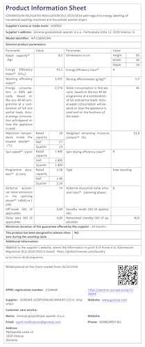 1Q Series WF1Q9041BW Freestanding 9 KG Front Load Washing Durable Inverter Machine, Steam Wash