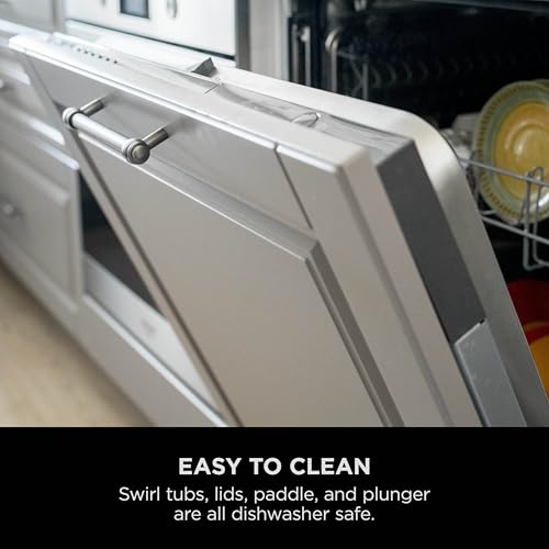 CREAMi Scoop and Swirl Soft Serve and Ice Cream Maker with 2x Tubs, 13 Functions, Makes Ice Cream