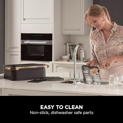 Foodi FlexDrawer Air Fryer, Dual Zone with Removable Divider, Large 10.4L Drawer, 7-in-1, Air-Fryer, Air Fry, Roast, Bake