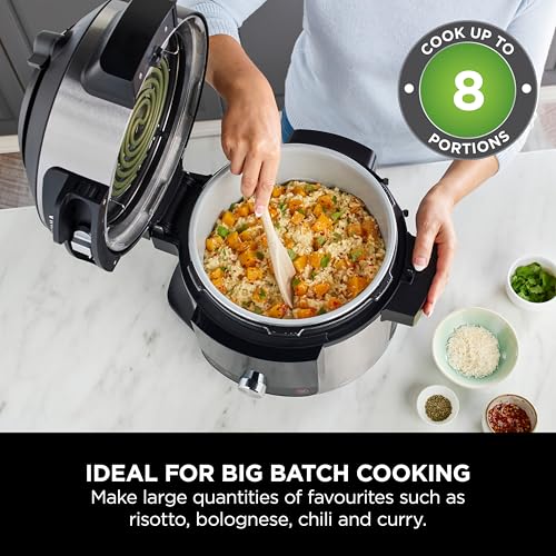 Foodi MAX 15-in-1 SmartLid Multi-Cooker 7.5L with Digital Probe, Electric Pressure Cooker & Air Fryer, Slow Cook