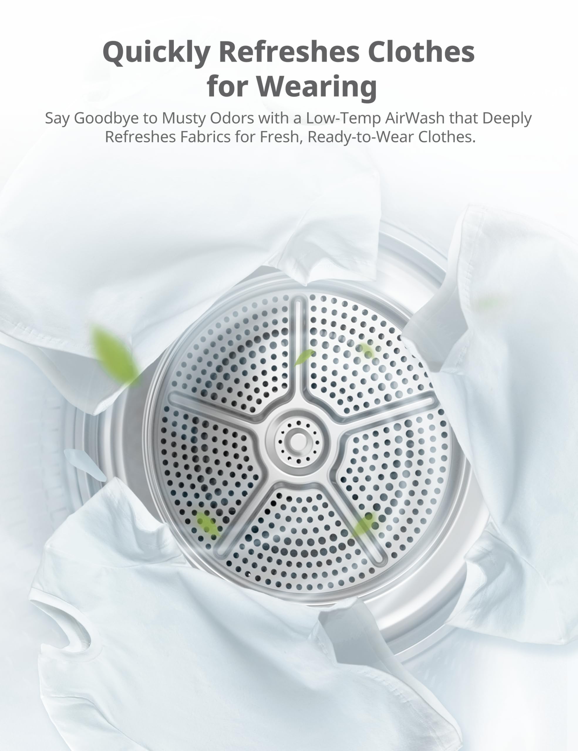 Freestanding Heat Pump Tumble Dryer,8kg Front Load, A+ Class, 16 Programmes, Auto-Dry,Anti-Crease