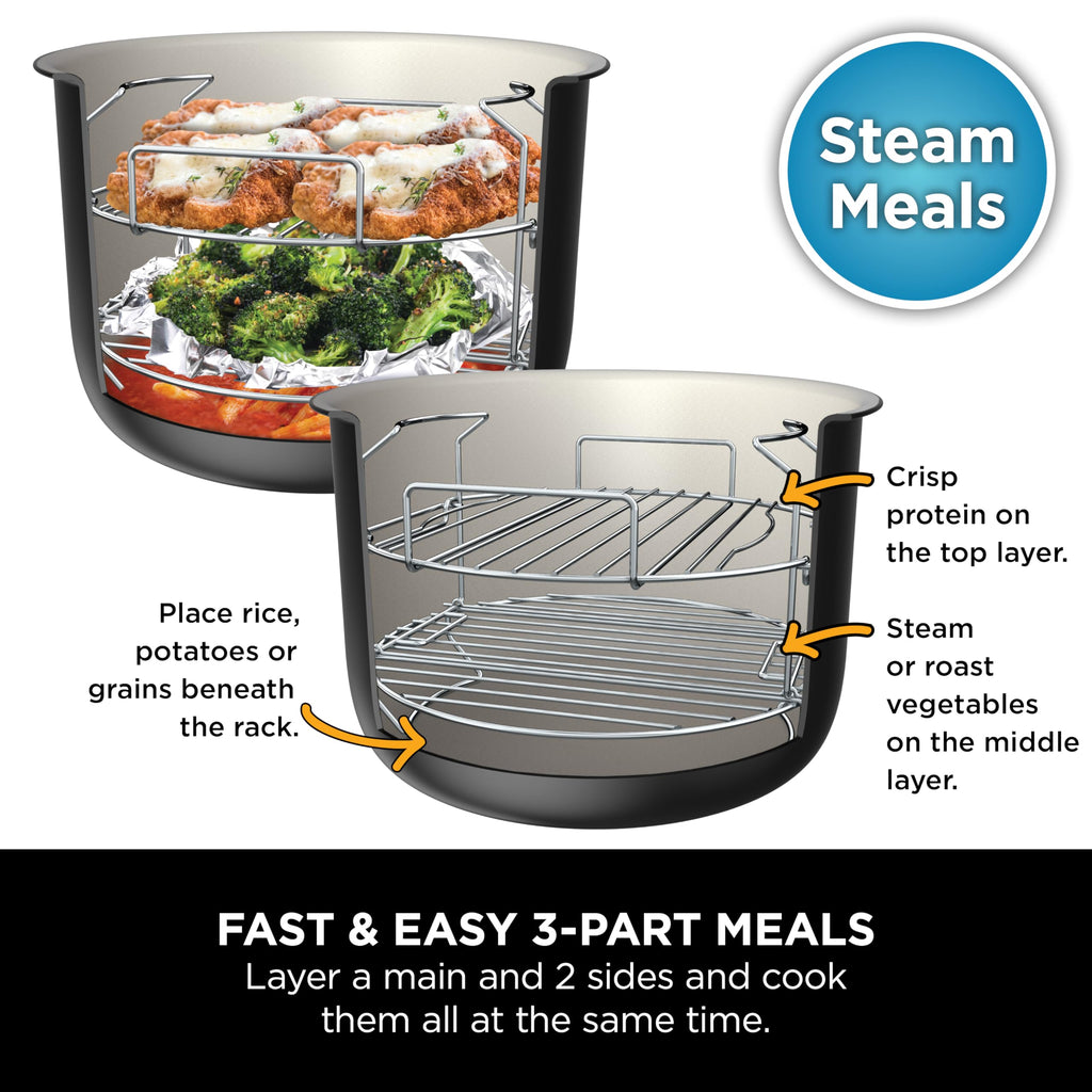 Foodi MAX 15-in-1 SmartLid Multi-Cooker 7.5L with Digital Probe, Electric Pressure Cooker & Air Fryer, Slow Cook