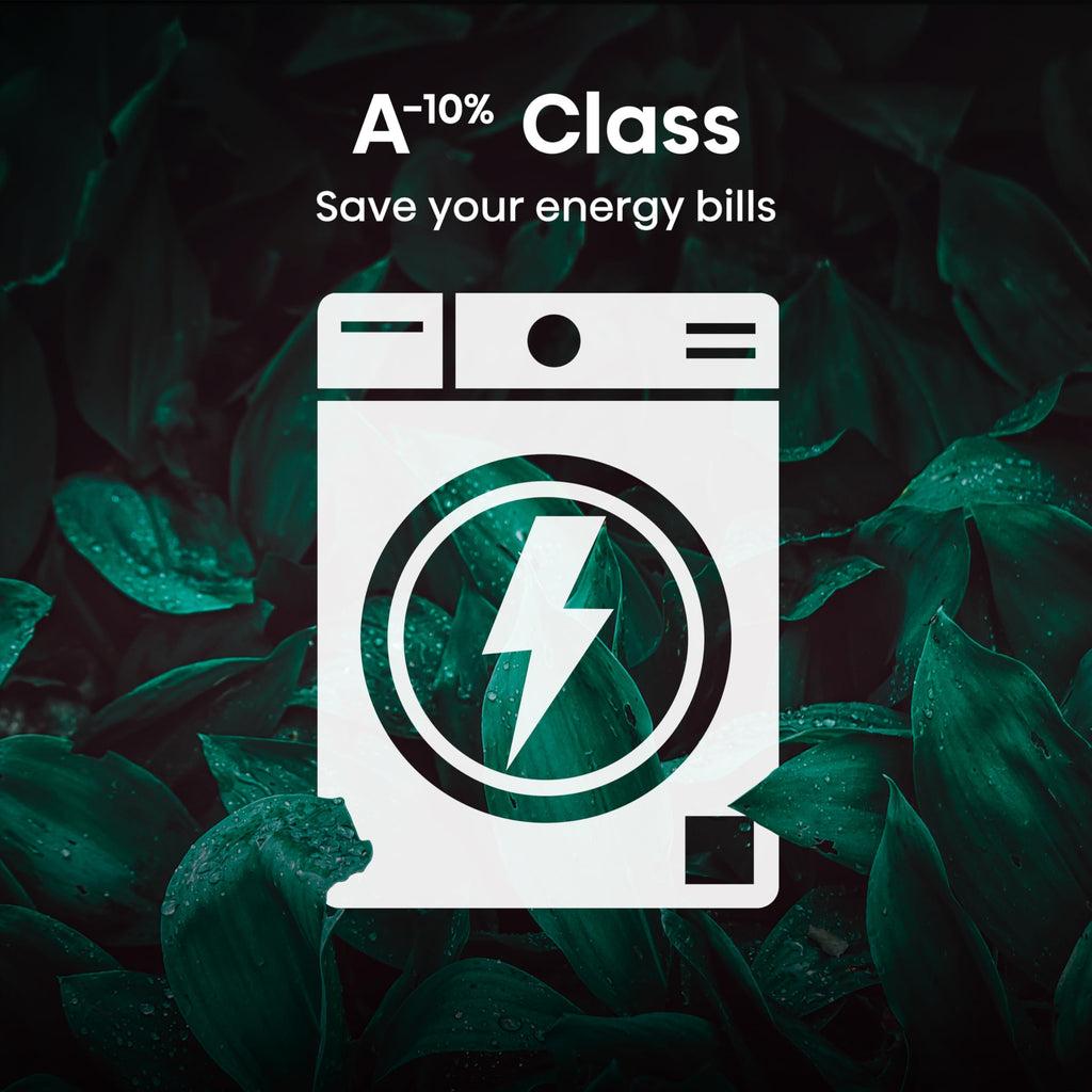 1Q Series WF1Q9041BW Freestanding 9 KG Front Load Washing Durable Inverter Machine, Steam Wash