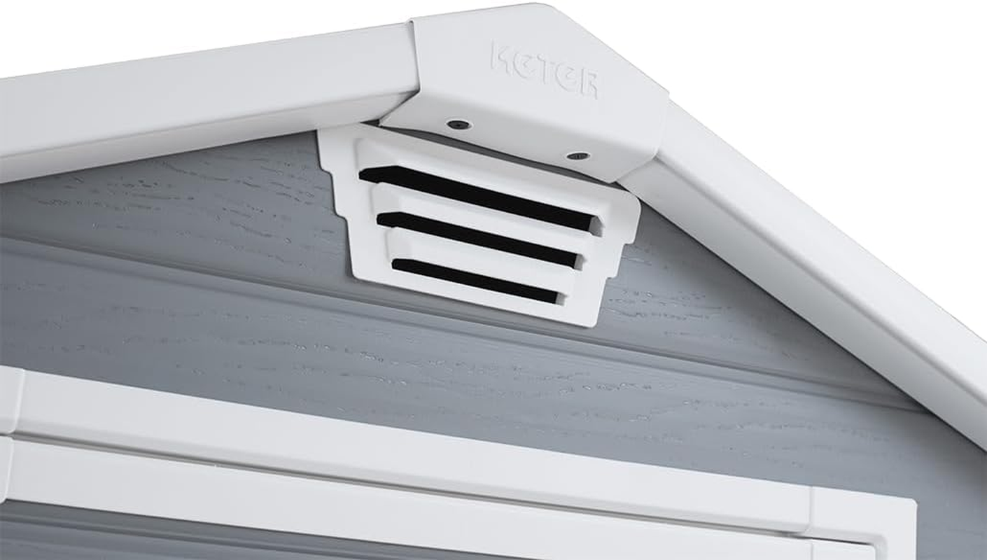 4 × 3 Ft Outdoor Garden Storage Shed – Grey