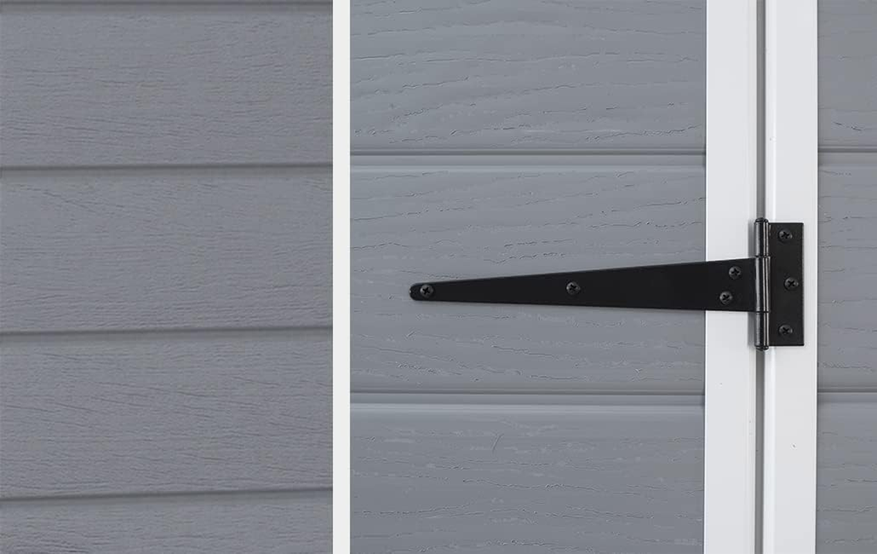 4 × 3 Ft Outdoor Garden Storage Shed – Grey